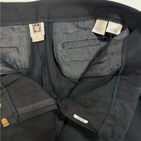 Anne Klein Black Ankle zipper Pants size 6 - Picture 6 of 9
